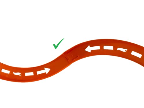 Curve Tracks Expansion Packs Includes 8 Curved Track Pieces & 4 Connectors 10 Long - Vehicle Adventure Play Collection