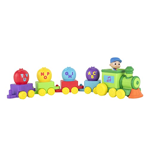 Musical Alphabet Train With JJ-Features Alphabet Train With Music,Sounds & Phrases-4 Alphabet Wagons,1 JJ Conductor Figure-Plays Clips Of ABC Song -Toys For Kids And Preschoolers - Railway Imagination Collection