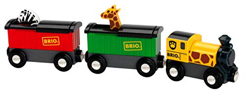 RIO World – 33722 Safari Train 3 Piece Toy Train Accessory For Kids Age 3 And Up - Railway Imagination Collection