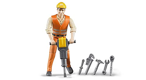 Budget Construction Worker With Accessories - Farm Adventure Play Edition