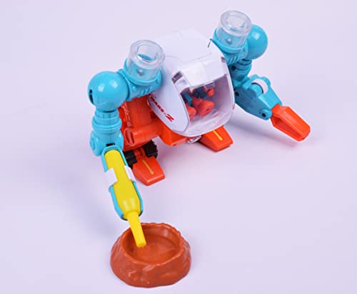 Stro Venture Mars Walker Mars Mission Space Toy Transformable Explorer Robot With Light Astronaut Figure And Accessories Transform From Walking To Driving Mode - Cosmic Adventure Play Set