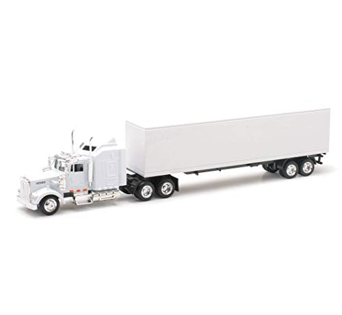 Kenworth W900 Plain White Unmarked 1/43 15843 - Farm Adventure Play Edition