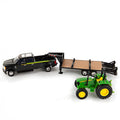 ERTL 1:32 Scale Ford F350 Pickup And Tractor Set — Includes John Deere Tractor Ford F350 Pickup And Gooseneck Trailer — 17.25 X 3.2 X 4.5 Inches — Ages 3 Years And Up - Farm Adventure Play Edition