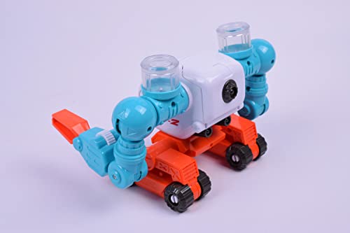 Stro Venture Mars Walker Mars Mission Space Toy Transformable Explorer Robot With Light Astronaut Figure And Accessories Transform From Walking To Driving Mode - Cosmic Adventure Play Set