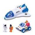 Stro Venture Space Playset – Toy Space Shuttle & Space Rover With Lights And Sound & 2 Astronaut Figurine Gift Toys For Boys And Girls - Cosmic Adventure Play Set