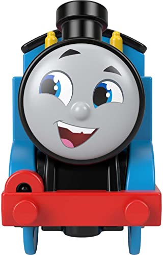 Thomas & Friends Motorized Talking Thomas Engine With Annie & Clarabel Battery-Powered Toy Train With Character Sounds And Phra - Railway Imagination Collection