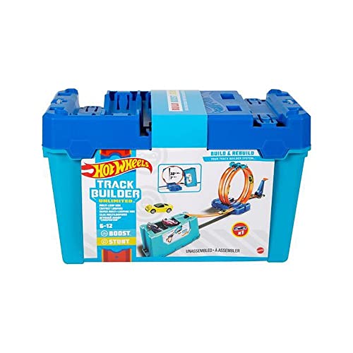Deals Track Builder Multi Loop Box Ultimate Storage 10 Feet Of Track Connectors Launcher Diecast Car Portable Ages 4 And Abov - Vehicle Adventure Play Collection