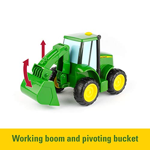 Lights & Sounds Farmin Friends Toy Hauling Set With Toy Truck And Backhoe Tractor Toy Ages 18 Months And Up - Farm Adventure Play Edition