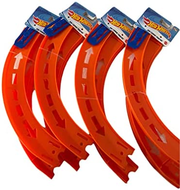 Curve Tracks Expansion Packs Includes 8 Curved Track Pieces & 4 Connectors 10 Long - Vehicle Adventure Play Collection