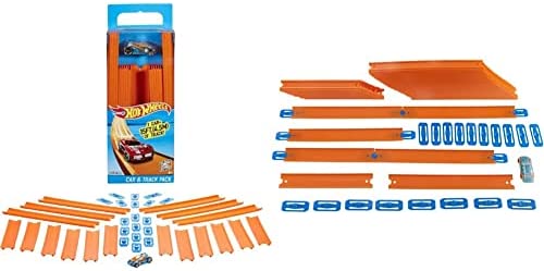 Track Builder Straight Track With Car Styles May Vary - Vehicle Adventure Play Collection