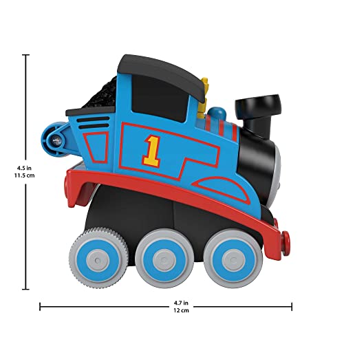Press N Go Stunt Train Engine Thomas Racing Toy Vehicle For Toddlers And Preschool Kids Ages 2 Years And Up - Railway Imagination Collection