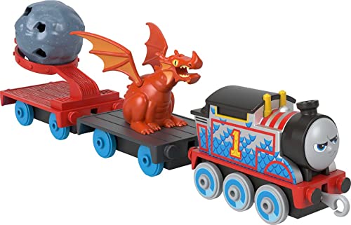 Thomas & Friends Medieval Thomas Engine Die-cast Push-Along Toy Train For Preschool Kids Ages 3 Years And Old - Railway Imagination Collection