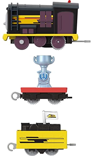 Deliver The Win Diesel Motorized Battery-Powered Toy Train Engine For Preschool Kids Ages 3 Years And Ol - Railway Imagination Collection