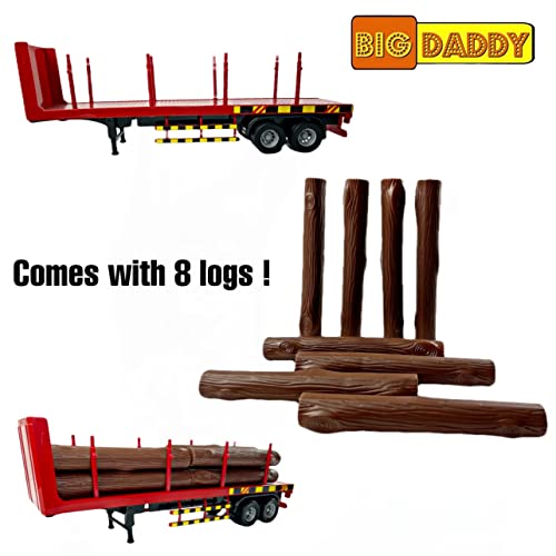 Wholesale Rig Heavy Duty Tractor Trailer Transport Series Lumber Truck Tractor Trailer - Farm Adventure Play Edition