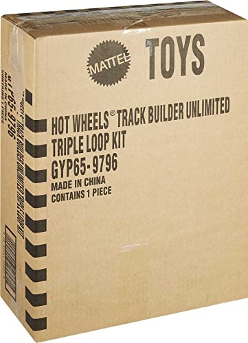 Track Builder Unlimited Triple Loop Kit Collapsible 3-Loop Gift Set For Kids 6 To 12 Years Old & One 1:64 Scale Hot Wheels Vehicle With Connection Points Amazon Exclusive - Vehicle Adventure Play Collection