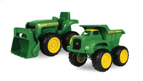 Sandbox Vehicle Set — Includes Dump Truck Toy And Tractor Toy With Loader — Girl And Boy Toys — Ages 18 Months And Up — 6 Inch — 2 Count - Farm Adventure Play Edition