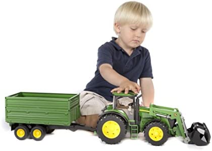 John Deere 7930 With Frontloader And Tandemaxle Tipping Trail - Farm Adventure Play Edition