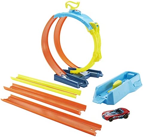 Track Builder Pack Assorted Curve Parts Connecting Sets Ages 4 And Older - Vehicle Adventure Play Collection