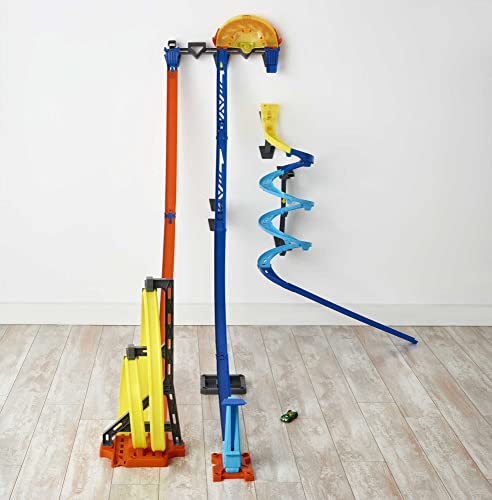 Track Builder Vertical Launch Set 50 Inches High 3 Stunt Configurations Ages 6 To 10 3M Command Strips Amazon Exclusive - Vehicle Adventure Play Collection
