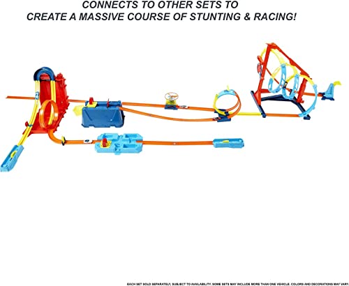 Track Builder Straight Track With Car Styles May Vary - Vehicle Adventure Play Collection