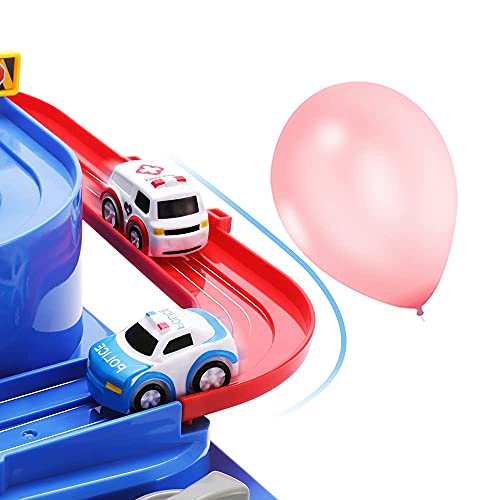 Kids Race Track Toys For Boy Car Adventure Toy For 3 4 5 6 7 Years Old Boys Girls Puzzle Rail Car City Rescue Playsets Magnet Toys W/ 3 Mini Cars Preschool Educational Car Games Gift Toys - Vehicle Adventure Play Collection