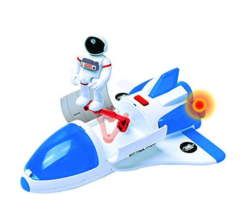 Stro Venture Space Playset – Toy Space Shuttle & Space Rover With Lights And Sound & 2 Astronaut Figurine Gift Toys For Boys And Girls - Cosmic Adventure Play Set