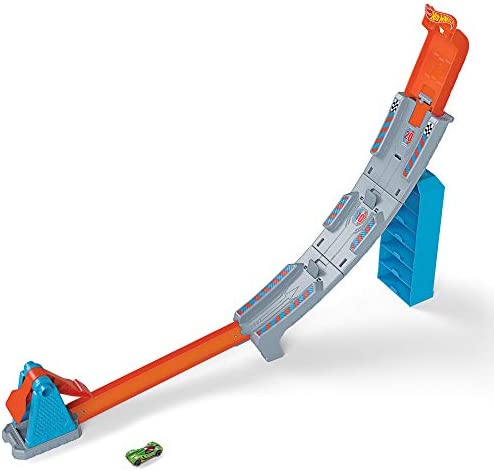 Rapid Raceway Champion Action Hot Wheels Championship Track Speed Boost Oval Track Ages 4 And Older - Vehicle Adventure Play Collection