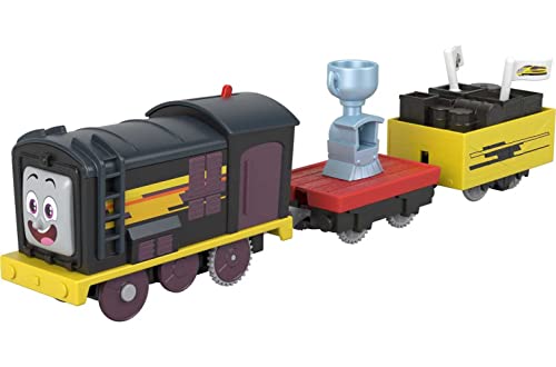 Deliver The Win Diesel Motorized Battery-Powered Toy Train Engine For Preschool Kids Ages 3 Years And Ol - Railway Imagination Collection