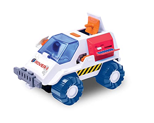 Pace Playset – Toy Space Shuttle Space Station & Space Rover With Lights And Sound & 2 Astronaut Figurine Toys For Boys And Girls - Cosmic Adventure Play Set