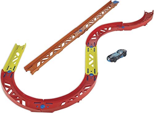 Track Builder Pack Assorted Curve Parts Connecting Sets Ages 4 And Older - Vehicle Adventure Play Collection