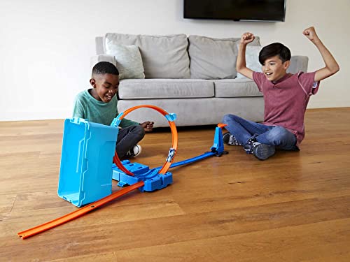 Deals Track Builder Multi Loop Box Ultimate Storage 10 Feet Of Track Connectors Launcher Diecast Car Portable Ages 4 And Abov - Vehicle Adventure Play Collection