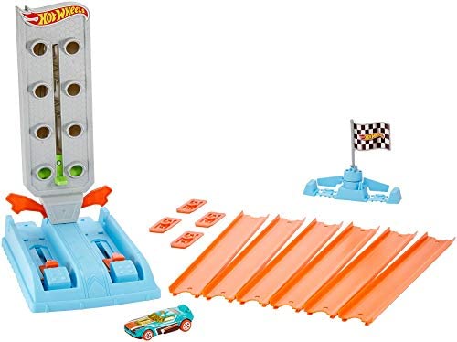 Rapid Raceway Champion Action Hot Wheels Championship Track Speed Boost Oval Track Ages 4 And Older - Vehicle Adventure Play Collection