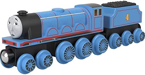 Cheap Wooden Railway James Engine And Coal Car Push-Along Train Made From Sustainably Sourced Wood For Kids 2 Years And Up - Railway Imagination Collection