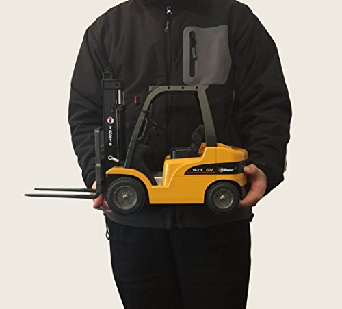 Deals Jumbo Remote Control Forklift 13 Inch Tall 8 Channel Full Functional Professional RC Forklift Construction Toys High Powered Motors 1:10 Scale – Heavy Metal – (TR-216) - Farm Adventure Play Edition