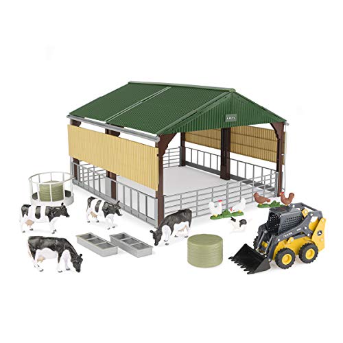 Cheap Skidsteer And Shed Playset Cow Chickens Fence LP75987 - Farm Adventure Play Edition