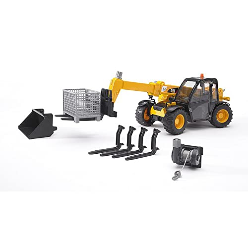 Top 10 Toys – Construction Realistic Attachments And Accessories For Frontloader Vehicle Including A Basket Pallet Winch And Forks – Ages 3+ - Farm Adventure Play Edition
