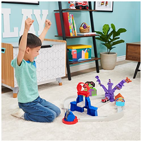 True Metal Total City Rescue Movie Track Set With Exclusive Marshall Vehicle 1:55 Scale Kids Toys For Ages 3 And Up - Vehicle Adventure Play Collection