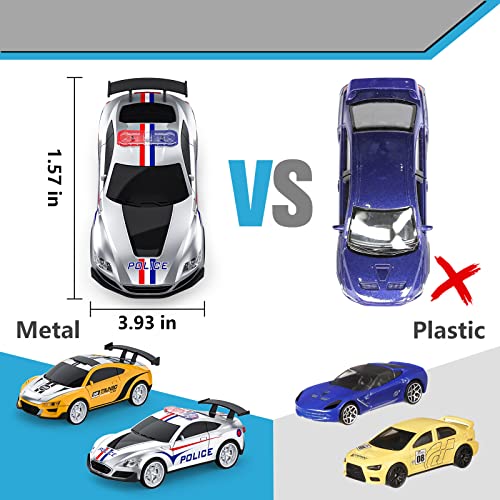Electric High-Speed Slot Car Race Car Track Sets With 2 1:43 Scale Slot Cars And 2 Hand Controllers With Headlights And Dual Racing Toys Gifts For 6 7 8 9 10 11 12 Boys Girl - Vehicle Adventure Play Collection