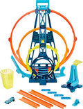 Track Builder Unlimited Triple Loop Kit Collapsible 3-Loop Gift Set For Kids 6 To 12 Years Old & One 1:64 Scale Hot Wheels Vehicle With Connection Points Amazon Exclusive - Vehicle Adventure Play Collection
