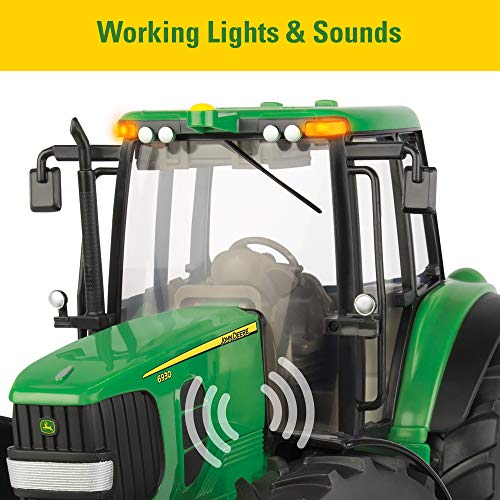 TOMY John Deere Big Farm Tractor With Wag - Farm Adventure Play Edition