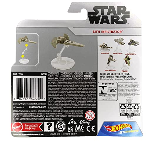 Wholesale Hot Wheels Star Wars Starships Sith Infiltrator Die Cast Vehic - Cosmic Adventure Play Set