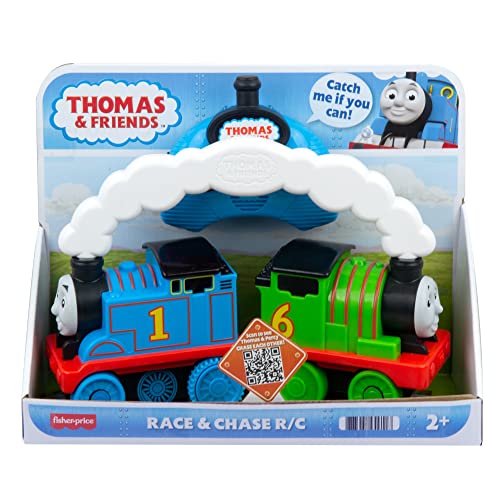 Deals Price Thomas & Friends Race & Chase RC Remote Controlled Toy Train Engines For Toddlers And Preschool Kids 2 Years And Ol - Railway Imagination Collection