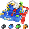 New Toddler Race Track Kids Boy Car Toys Age 3 4 Year Old Boys Girls Preschool Puzzle Rail Car Adventure City Rescue Game Parking Garage Playset Birthday Educational Gifts For Kids Ages 3 4 5 6 Years Old - Vehicle Adventure Play Collection
