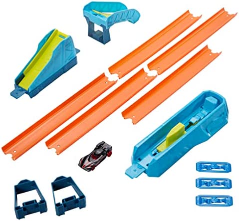 Track Builder Pack Assorted Curve Parts Connecting Sets Ages 4 And Older - Vehicle Adventure Play Collection