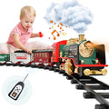 Train Set – Rechargeable Battery And Remote – Around The Christmas Tree With Water Steam Music & Lights – Electric Train Toy Gift Toys For Age 3 4 5 6 7 8+ Kids Toddlers 2022 Remote Control Train Se - Railway Imagination Collection