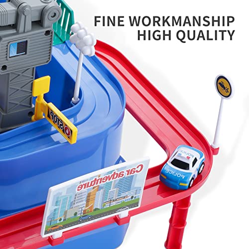 Deals Kids Race Track Car Adventure Toy For Toddlers – Car Rescue Adventure Toys Gifts For Boys Age 3 Car Toys For Toddlers 2-4 Years Educational Puzzles Car Toys For 4 5 6 Year Old Boys Girls - Vehicle Adventure Play Collection