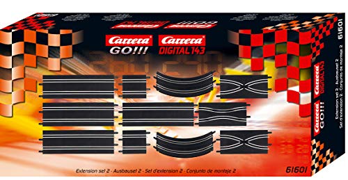 Go Extension Set 2 – 11Piece Track Expansion Accessory Pack – For Use With 1: 43 Scale Go & Digital143 Slot Car Racetrack Systems - Vehicle Adventure Play Collection