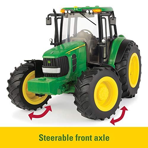 TOMY John Deere Big Farm Tractor With Wag - Farm Adventure Play Edition