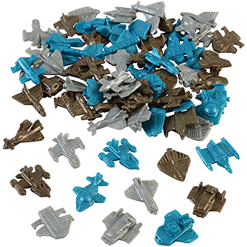 Promo Mini Space Ship Cruisers Vehicle (Lot Of 72) Assorted Color - Cosmic Adventure Play Set