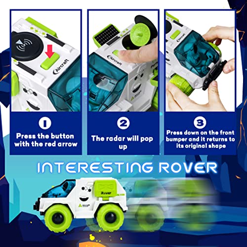 Space Toys For Kids Rocket Ship Toys For Kids With Space Shuttle Astronaut Figures And Space Rover Space Toys For Boys 5-8 Spaceship Toy For Kids Astro Boy Figure Toys For 3 Year Old Boys - Cosmic Adventure Play Set